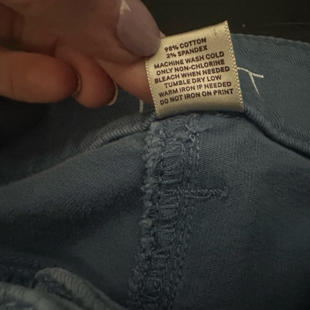 Ann Taylor LOFT Women's Cropped Pants in Blue - Picture 6 of 6